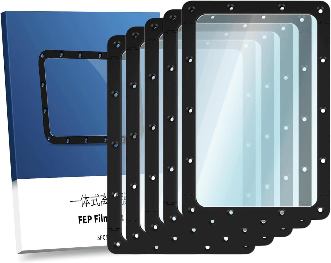 5PCS Photon Mono FEP Film Resin Vat FEP Upgrades 3D Printer Accessories Compatible with Anycubic Photon Mono 2K / Mono 4K / Photon Ultra/Photon D2-173 x 115.4mm