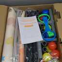 Baby Playpen with Mat, 50x50 Inch Playpen with Mat Waterproof for Babies and Toddlers Play Pen Playards Safety Gate Fence Active Center Indoor (Dark Grey + Mat)