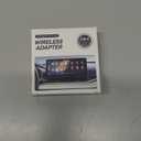 2-in-1 Wireless CarPlay Adapter Support Apple CarPlay & Android Auto, Mini Bluetooth USB A & USB C Dongle Convert Wired to Wireless Compatible with iPhone & Android