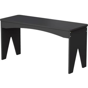 APRTAT Bamboo 35.4" Dining Room Bench, Modern Farmhouse Kitchen Table Bench, Long Indoor Bench Seat for Entryway, Living Room, Bedroom, Hallway - Black, 13"D x 35.43"W x 17.32"H