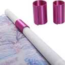 Diamond Painting Canvas Roll Holder,Fixed Scroll Anti-Roll Bracket,Diamond Scroll Ring Storage Tool,Diamond Painting Art Accessories,3D Printing,2-Pack (purple)