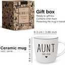 2 x Promoted to Aunt & Uncle 2026 Mugs Set, Pregnancy Reveal Announcement Mug Gifts, Pregnancy Announcement Mug Gifts, First Time Uncle & Aunt Gift, Baby Reveal Publicity Mugs Gift, 13Oz