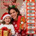 2 x Christmas Money Holders for Cash, Gift Card Envelopes with 10 Slots,Surprise Xmas Money Envelopes for Men Women Girls Boys (Red)