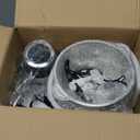 GANIZA Food Processors, Electric Food Chopper with Meat Grinder & Vegetable Chopper - 2 Bowls (8 Cup+8 Cup) with Powerful 450W Copper Motor - Includes 2 Sets of Bi-Level Blades for Fruits/Meat/Nuts (Black)