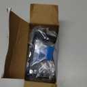 VCE Ethernet Wall Plate (UL-Listed) 1-Port, Keystone Jack Wall Outlet with CAT6 Keystone Inline Coupler Insert and Low Voltage Mounting Bracket 1 Gang, Blue 2-Pack