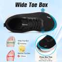 Wide Toe Box Shoes Women Sneakers Extra Wide Width Arch Support Non-Slip Tennis Athletic Ultralight Running Shoes for Women Walking Diabetic Plantar Fasciitis Footwear 6-12 (Size: 8-8.5 Wide)