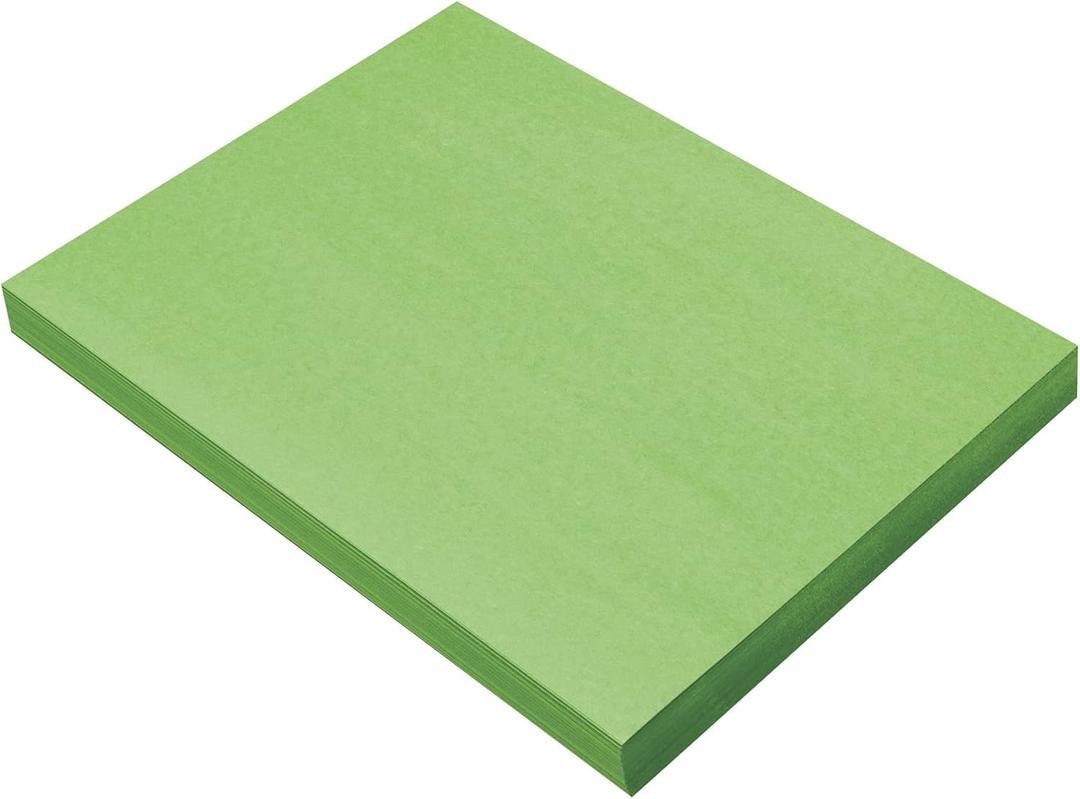 Prang (Formerly SunWorks) Construction Paper, Bright Green, 9" x 12", 100 Sheets
