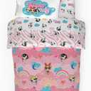 Franco Collectibles Powerpuff Girls Bedding 5 Piece Super Soft Comforter and Sheet Set with Sham, Twin, (100% Official Licensed Product)