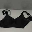 UIMERO 2026 Womens Wireless Bra Seamless Jelly Bras Full Coverage Supportive Comfortable No Underwire T-Shirt Everyday Bras Black, Large