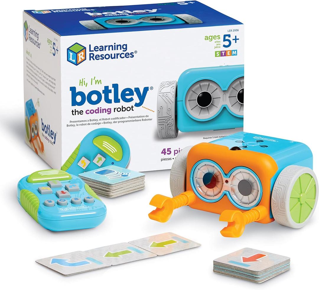 Learning Resources Botley the Coding Robot - Code Games for Boys and Girls, Robotics for Kids, STEM Programming, Scientific Building Toys, Engineering Gift Set
