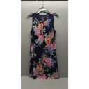 Jessica Howard Women's Sleeveless Printed Chiffon Shift Mini Dress 12