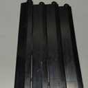 IncStores Edge Pieces for Nitro Interlocking Garage Floor Tiles | Ramped Edges for Our Plastic Floor Tiles to Build Smarter Garage, Workshop, Shed, or Trailer | Black, Male Edge