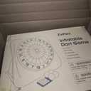 Inflatable Soccer Dart Board and Golf Darts Giant Kick Target Yard Game for Adults Kids Outdoor Backyard Parties with 4 Soccer Balls 20 Golf Balls Chipping Mat Pumps Scorecard Red Color 6.3 Feet