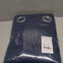 NICETOWN Blackout Navy Blue Curtains for Bedroom - Window Treatment Energy Saving Thermal Insulated Solid Grommet Room Darkening Drapes for Living Room (2 Panel, W52 x L84)