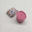 Bolsome 2 Rolls 20 Yards Pink Floral Wired Edge Ribbon Wildflowers Printed Burlap Ribbon for Gift Wrapping Bow Wreath Making for Birthday Wedding Craft Supplies