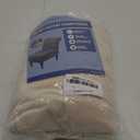 H.VERSAILTEX Armless Accent Chair Covers Thick Velvet Armless Chair Slipcovers High Stretch Chair Covers for Living Room Hotel Machine Washable Furniture Protector with Elastic Bottom, Ivory