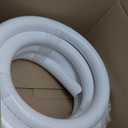 Sealproof 2" Dia Flexible PVC Pipe, Pool and Spa Hose, Schedule 40 Tubing, Made In USA, 2-Inch, 25 FT, White