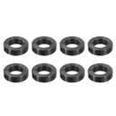 uxcell 8pcs Single Split Shaft Collar 1-1/16" Bore One-Piece Clamping Collar, 1-7/8" OD, 1/2" Thickness, Black Oxide Steel Set Screw Lock Collar Clamp