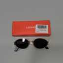 livho 2025 Trendy Oval Sunglasses - Stylish Polarized Shades for Everyday - Retro Metal Frames