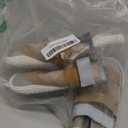 DcOaGt Dog Shoes Large Size Dogs,Mesh Breathable Dog Boots & Paw Protectors for Hot Pavement Summer Winter Snow, 360Anti-Slip Dog Booties with Reflective Strips for Hiking/Walking,Khaki 4PCS (Size 8)