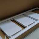 4 Step Ladder, DIAMONDFORGE Folding Step Stool with Wide Anti-Slip Pedal, Anti-Slip Feet and Handgrip, Sturdiest Steel Construction, Steel Ladder for Home, White