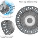 LEKEYE Shower Drain Hair Catcher | Bathtub Stopper/Shower Drain Cover/Drain Protector for Bathtub and Bathroom