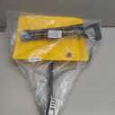 Snow Shovel for Driveway Stairs Decks Garage Snow Removal with Telescopic 52-59 inch Long Handle Lightweight Household Snow Shovel for Soft and Light Snow Removal (16 inch Wide)