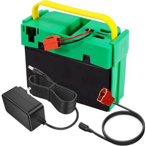 12V 7Ah Li-ion Battery Pack for Kids Ride-On Cars, Replacement Battery with Adapter and Charger, 8000mAh