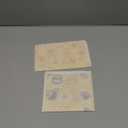 2 PCS Reusable Beeswax Wraps 14 x 13 Inch & 11 x 10 Inch Beeswax Sandwich Wraps for Food Eco-Friendly Sustainable Food Storage Wraps