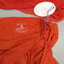 Avidlove Bodysuits for Women Round Neck Shapewear Bodysuit Long Sleeve Bodysuit Sexy Mesh Top Double Lined Cutout Shirt (X-Large, Red)