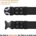 TACNEX Duty Belt w/Hook Lining 4 Keepers 2" Police Law Enforcement Officer Security Nylon Outer Inner Belt