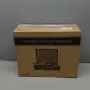 Vinyl Record Player 3-Speed Bluetooth Suitcase Portable Belt-Driven Record Player with Built-in Speakers RCA Line Out AUX in Headphone Jack Vintage Turntable (Black)