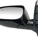 Left Driver Side LH Rear View Mirror Assembly Electric Folding Mirror with Lamp + Heating + BSD Compatible With 2015-2019 KIA SORENTO 87610-C6010