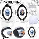 2 Pack Gothic Mirrors Wall Decor 15x9 in Gothic Furniture Cathedral Mirrors Goth Vintage Room Decor Rustic Spooky Decorative Mirror Wall Hanging for Bedroom Bathroom Kitchen Living Room Witchy Gifts