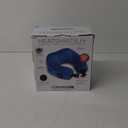 Conair Pillow for Neck and Shoulder Pain Travel Neck Pillow with Vibration + Heat + Shiatsu Massage and 3 Massage Nodes Rechargeable Lasts Up to 1 Hour