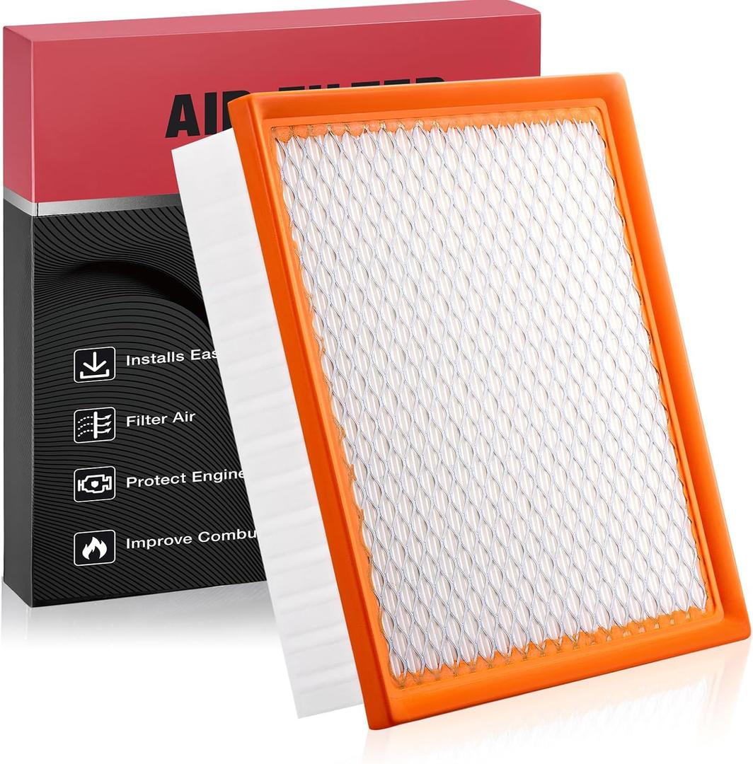 BDFHYK CA10755 Engine Air Filter Compatible with Toyota Camry Highlander Avalon Sienna & Dodge Durango & Jeep Grand Cherokee & Lexus ES350 NX300 RX350, Replace# 17801-0P050