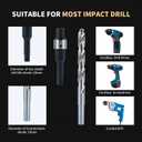 7/16-14 SAE Thread Repair Kit with Insert HSS Drill, Tap, Counterbore, Installation Driver, 10PCS Stainless Steel Insert 7/16-14X0.600 INCH