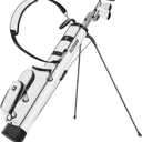 Findway Golf Stand Bag, [Upgraded Generous Space] Small Golf Bag for Driving Range, Par 3 & Executive Courses, Lightweight Sunday Golf Club Carry Bag with 3 Pockets