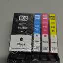 902XL High Yield Ink Cartridges Combo Pack (Black/Cyan/Magenta/Yellow 4-Pack) Compatible for HP 902XL HP902 HP902XL Replacement for Officejet Pro 6950 6951 6978 6968 6974 6975 6960 Printers