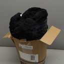 Bedsure Sherpa Fleece Throw Blanket for Couch - Thick and Warm, Soft Fuzzy Plush Throw Blanket for Winter, Black, 50x60 Inches