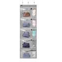 Weekly Kids Clothes Organizer Day of Week School Clothing Storage Monday to Friday Hanging Closet Organizer (Grey)