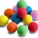 12 Pieces Soft Foam Balls Lightweight Mini Play Balls for Safe Indoor Toys Fun Vibrant Assorted Colors Orbs Unique Birthday Party Favors for Boys and Girls