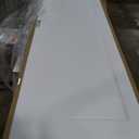 JUBEST Sliding Closet Door 60"(Double 31") x80", Steel Frame Bypass Primed Door with Top & Bottom Track Kits, Preassembled Hardboard Panels with Paintable Surface, Durable & Sturdy