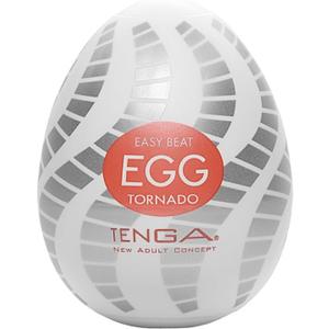 TENGA Egg Tornado Ruby, Disposable, Super-Stretchable, Pleasurable, Male Masturbation Sleeve