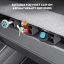 1PC Air Freshener Adapter for Tesla New Model Y Juniper, Car Vent Clip for Tesla 2025-2026 Model Y Juniper & 2024-2026 Model 3 Highland Accessories (Air Freshener not Included)