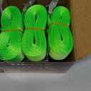 1" x 12' Lashing Straps Cargo Tie-Down Strap Up to 900lbs, 6pk Cam Buckle Tie Down Strap for Cargo Lashing, with Carrying Bag, Green