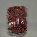 Canlierr 12 Pcs Valentines Taper Candle Rings Wreaths Decorations 1.77 Inch Mini Red Heart Taper Candleholder Wreaths for Valentines Holiday Wedding Home Table Centerpiece Candlesticks Decor