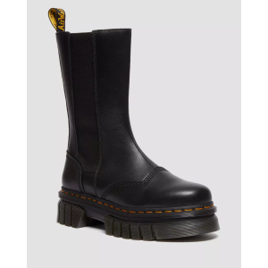 Dr. Martens  AUDRICK TALL NAPPA LEATHER PLATFORM CHELSEA BOOTS  US 11