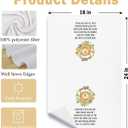 3 x ArtisaEura Inspirational Life Quote Kitchen Towels, Motivational Saying Dish Tea Hand Towels for Kitchen Bathroom Decor, Positive Affirmation Gifts for Women, 16x24 Inch