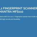 Mantra MFS 110 L1 Biometric Single Fingerprint Scanner | Aadhaar Authentication Device | Latest Updated RD Service | High Securety and Fast scanning | Reliable and Durable